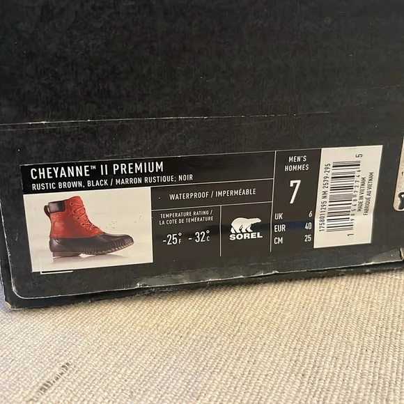 Sorel Cheyanne II Premium Boots/ Men’s Size 7 - Picture 9 of 10